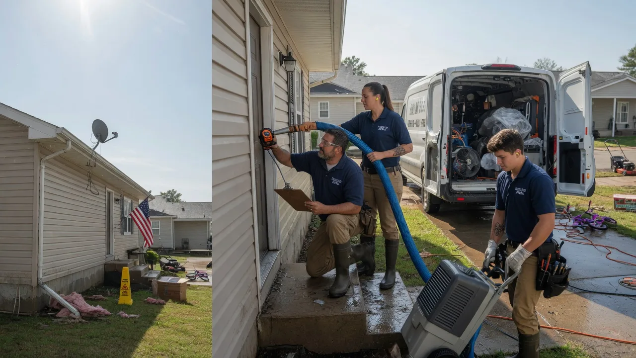 Ceiling Water Damage Restoration in Wharton, OH near me